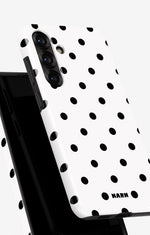 Samsung Galaxy A36 Tough Case – Mono Dots - View 4