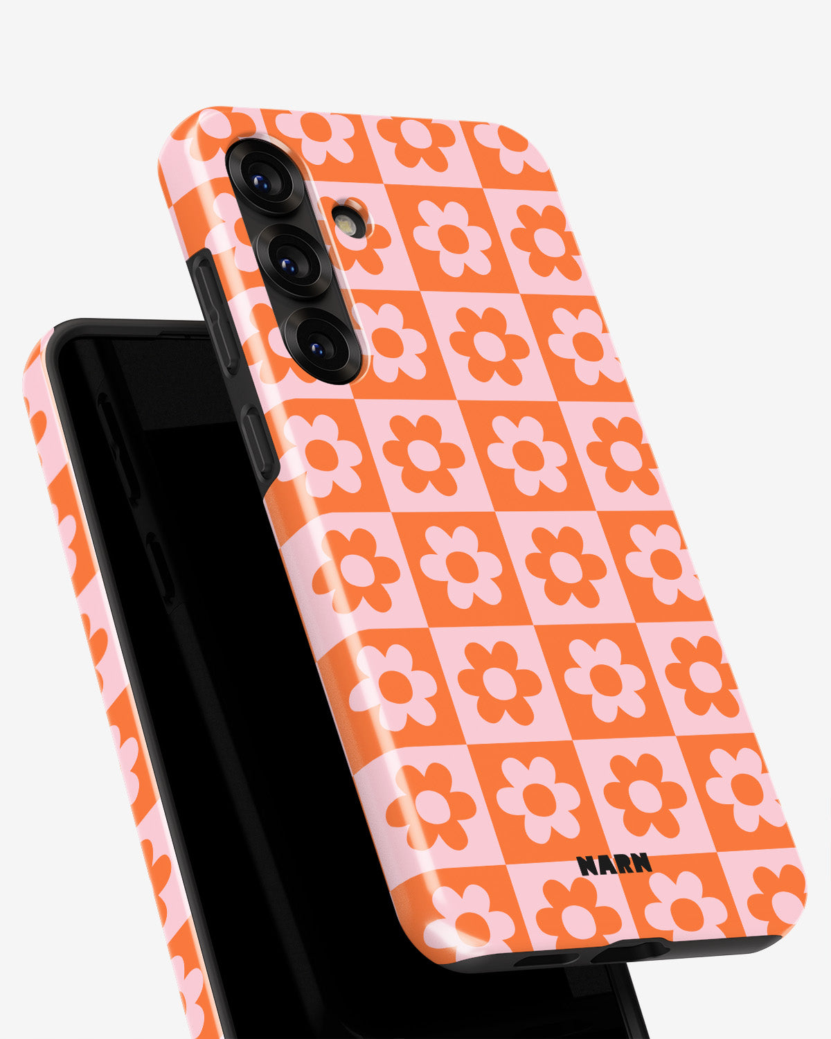 Samsung Galaxy A36 Tough Case – Peach Petals - View 4