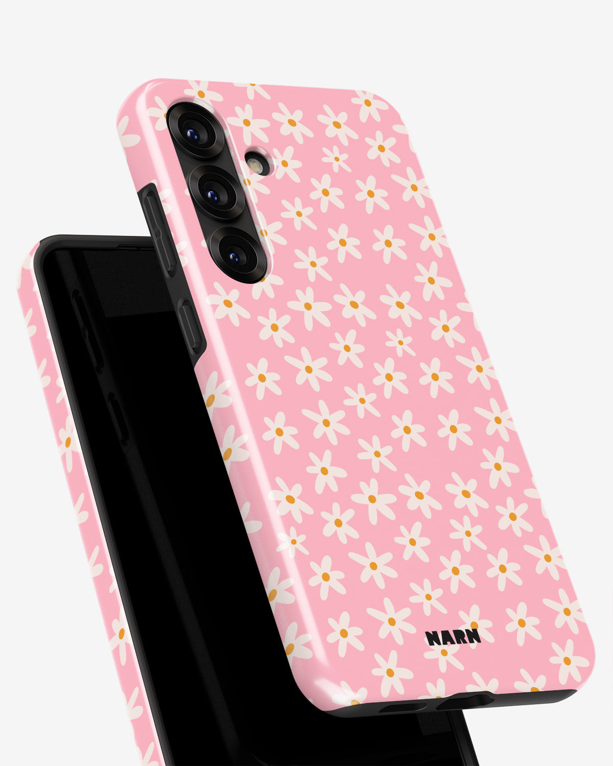 Samsung Galaxy A36 Tough Case – Pink Daisy - View 4