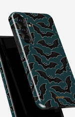Samsung Galaxy A36 Tough Case – Midnight Bats - View 4