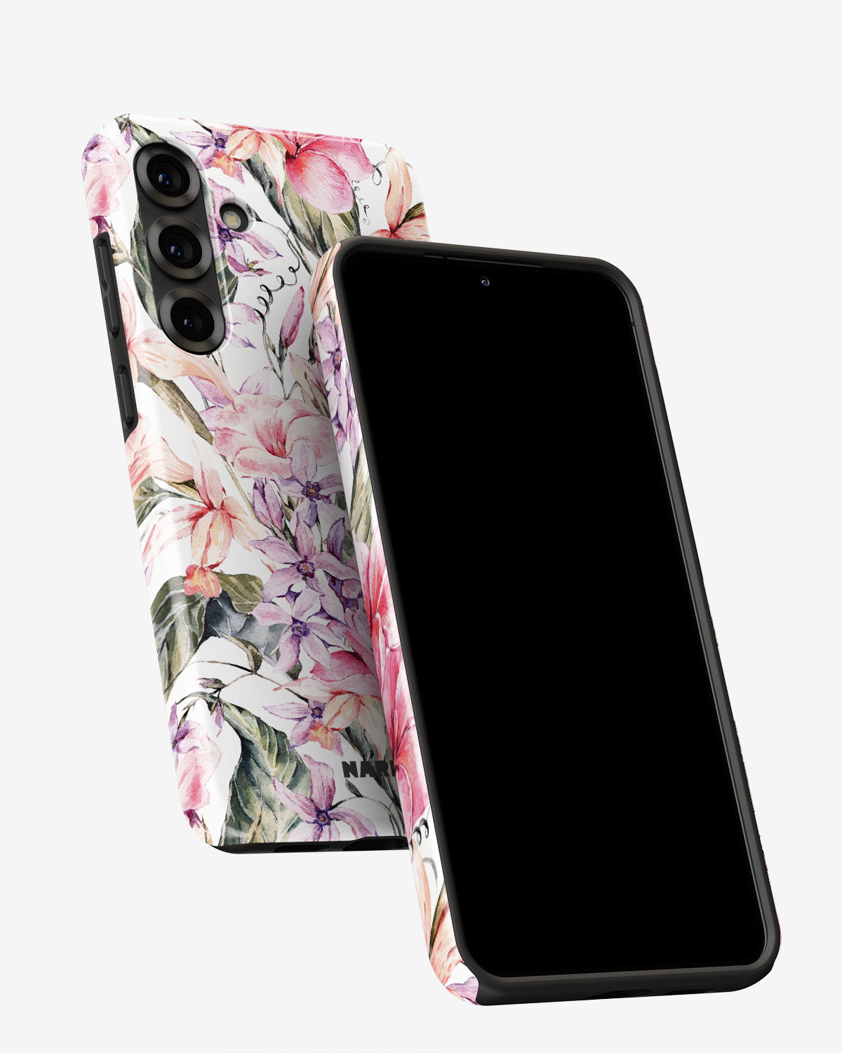 Samsung Galaxy A36 Tough Case – Watercolor Flowers - View 5