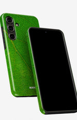 Samsung Galaxy A36 Tough Case – Green Leafy - View 5