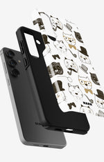 Samsung Galaxy S23 5G Tough Case – Cartoon Cats - View 2