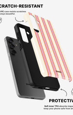 Samsung Galaxy S23 5G Tough Case – Sweet Stripe - View 2
