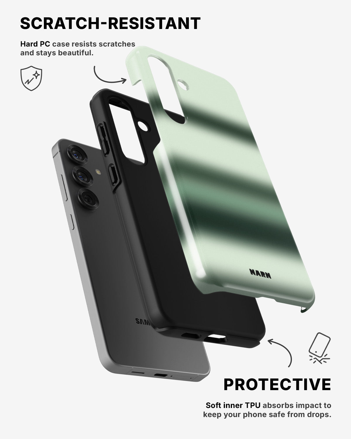 Samsung Galaxy S23 5G Tough Case – Mint - View 2