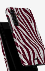 Samsung Galaxy S23 5G Tough Case – Velvet Zebra - View 4