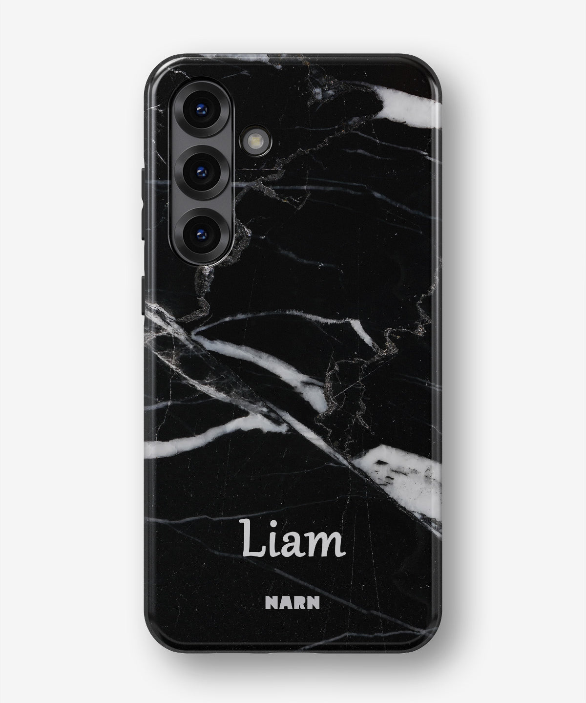 Samsung Galaxy S23 5G Tough Case – Custom - Black Marble - View 1