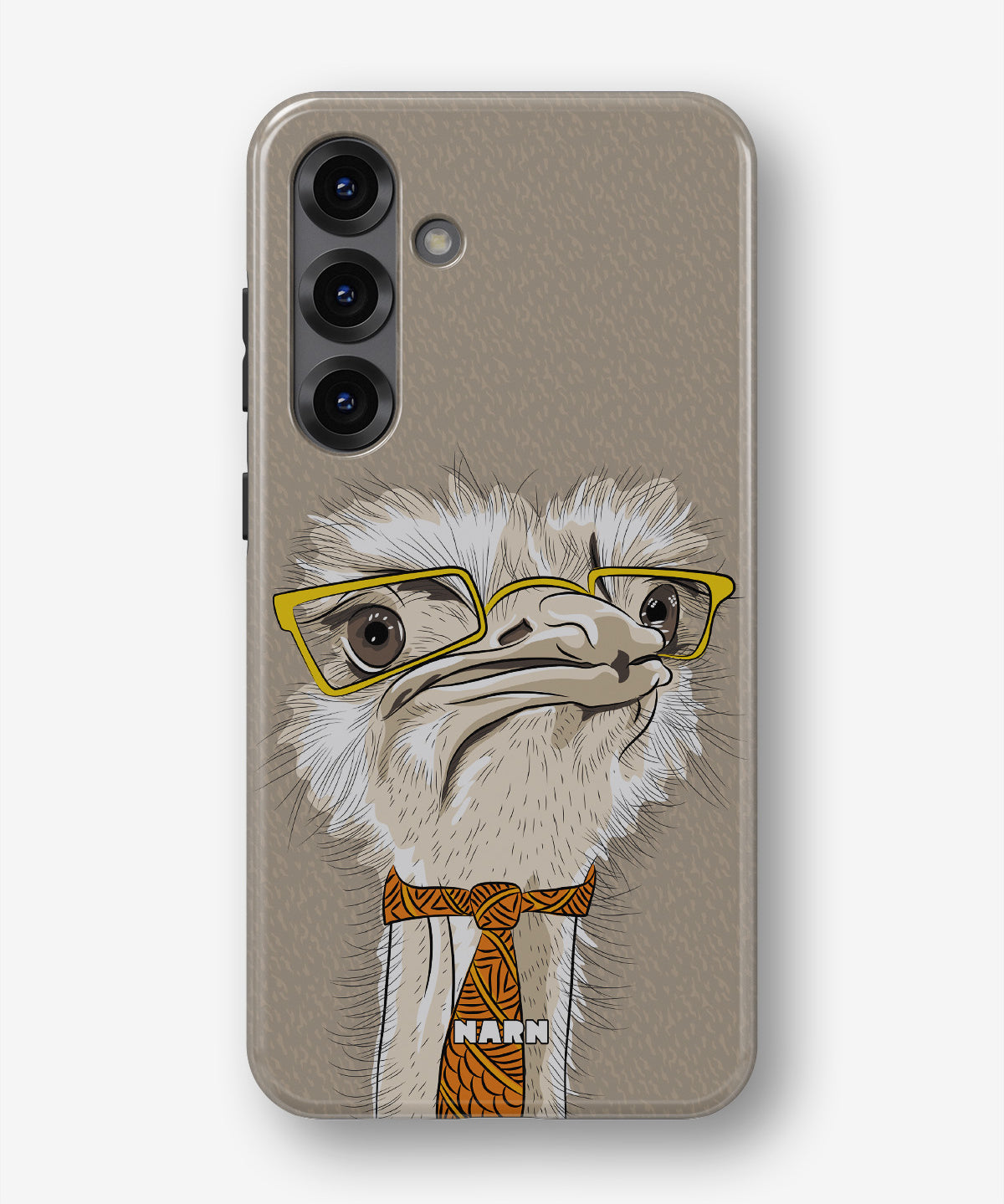 Samsung Galaxy S23 5G Tough Case – Hipster Ostrich - View 1