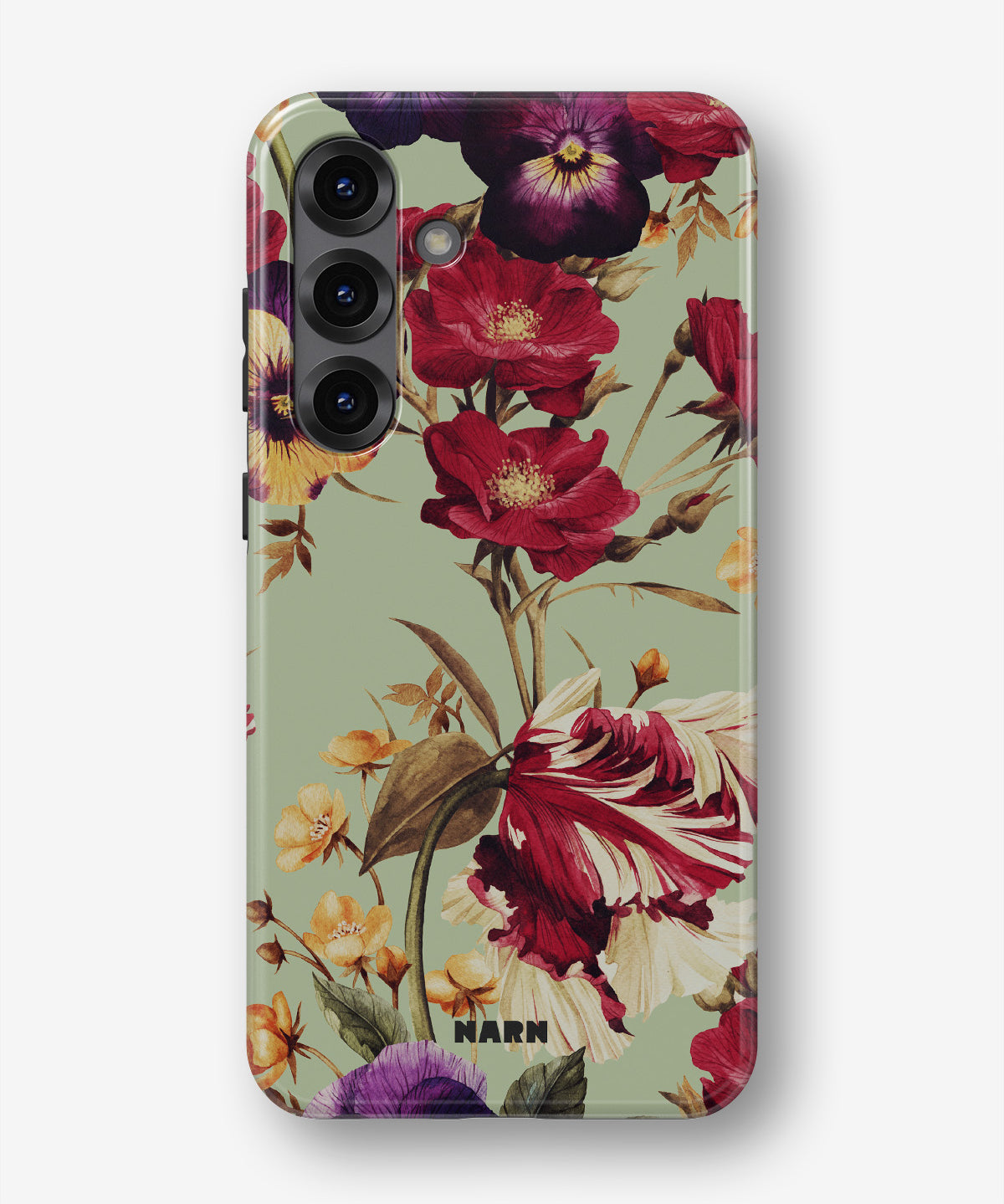 Samsung Galaxy S23 5G Tough Case – Pansy Pansy - View 1
