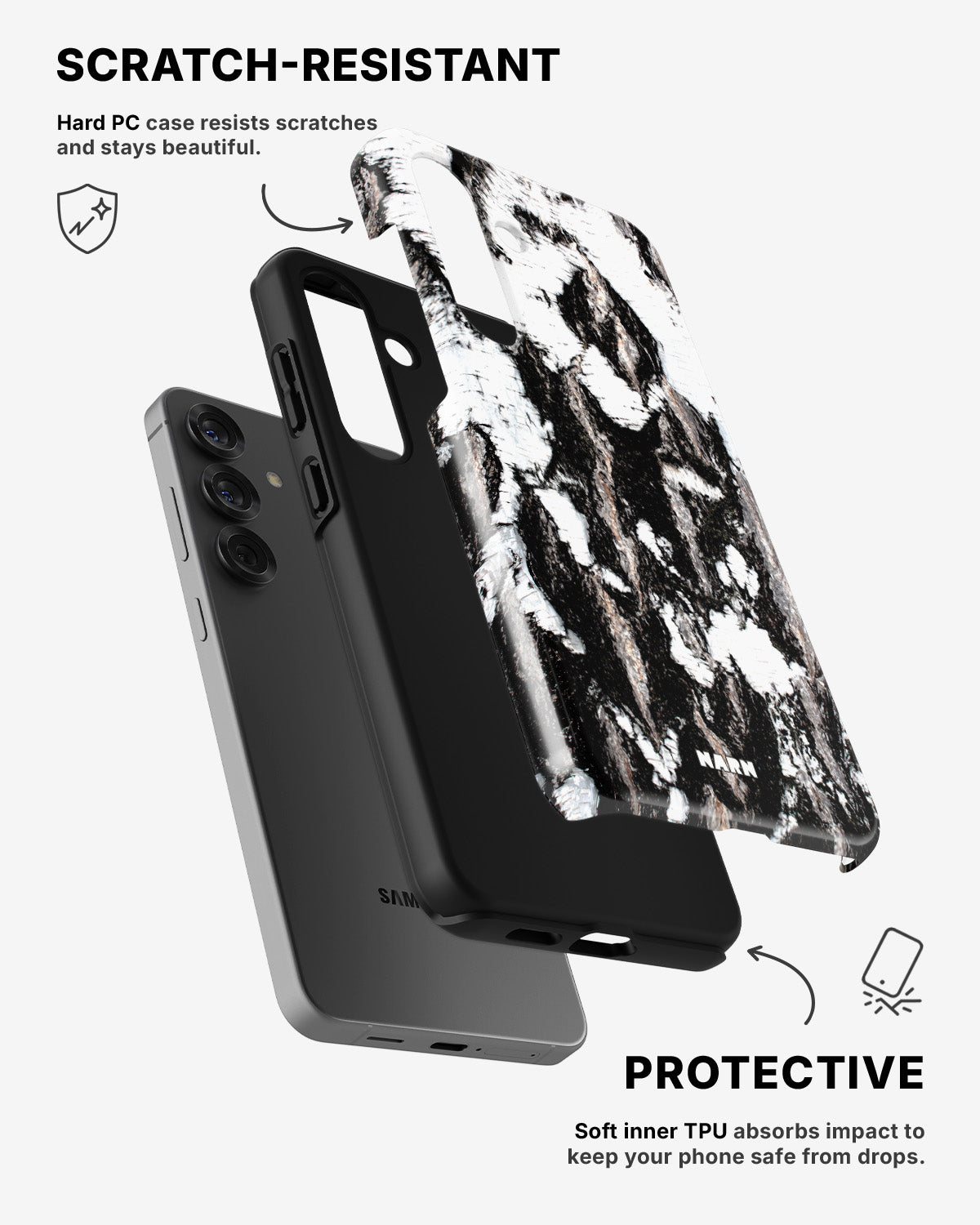 Samsung Galaxy S23 5G Tough Case – Birch - View 2