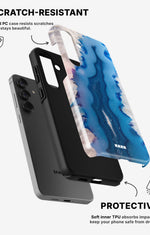 Samsung Galaxy S23 5G Tough Case – Blue Agate - View 2