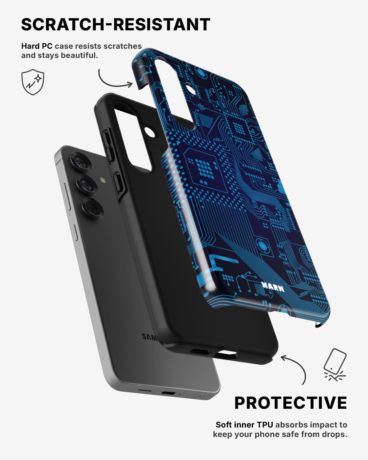 Samsung Galaxy S23 5G Tough Case – Circuit Board - View 2