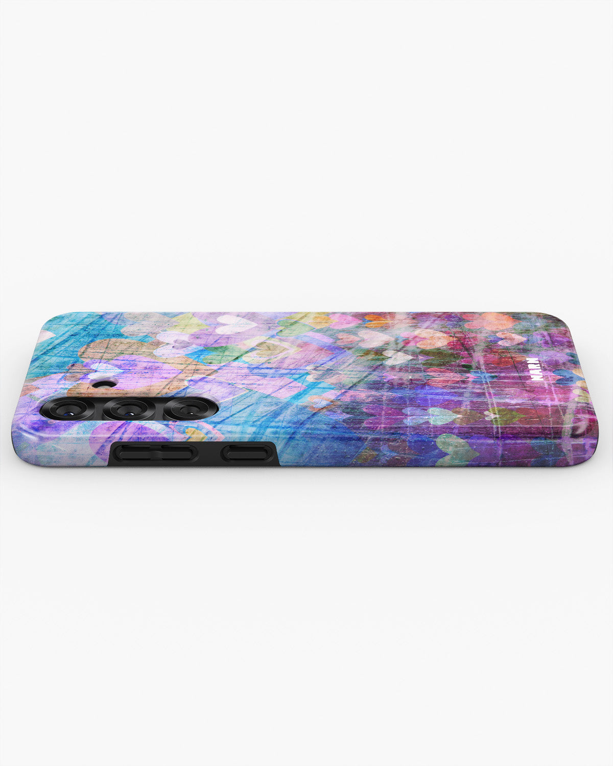 Samsung Galaxy S23 5G Tough Case – Purple Hearts - View 3