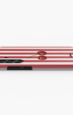 Samsung Galaxy S23 5G Tough Case – Cherry Stripes - View 3