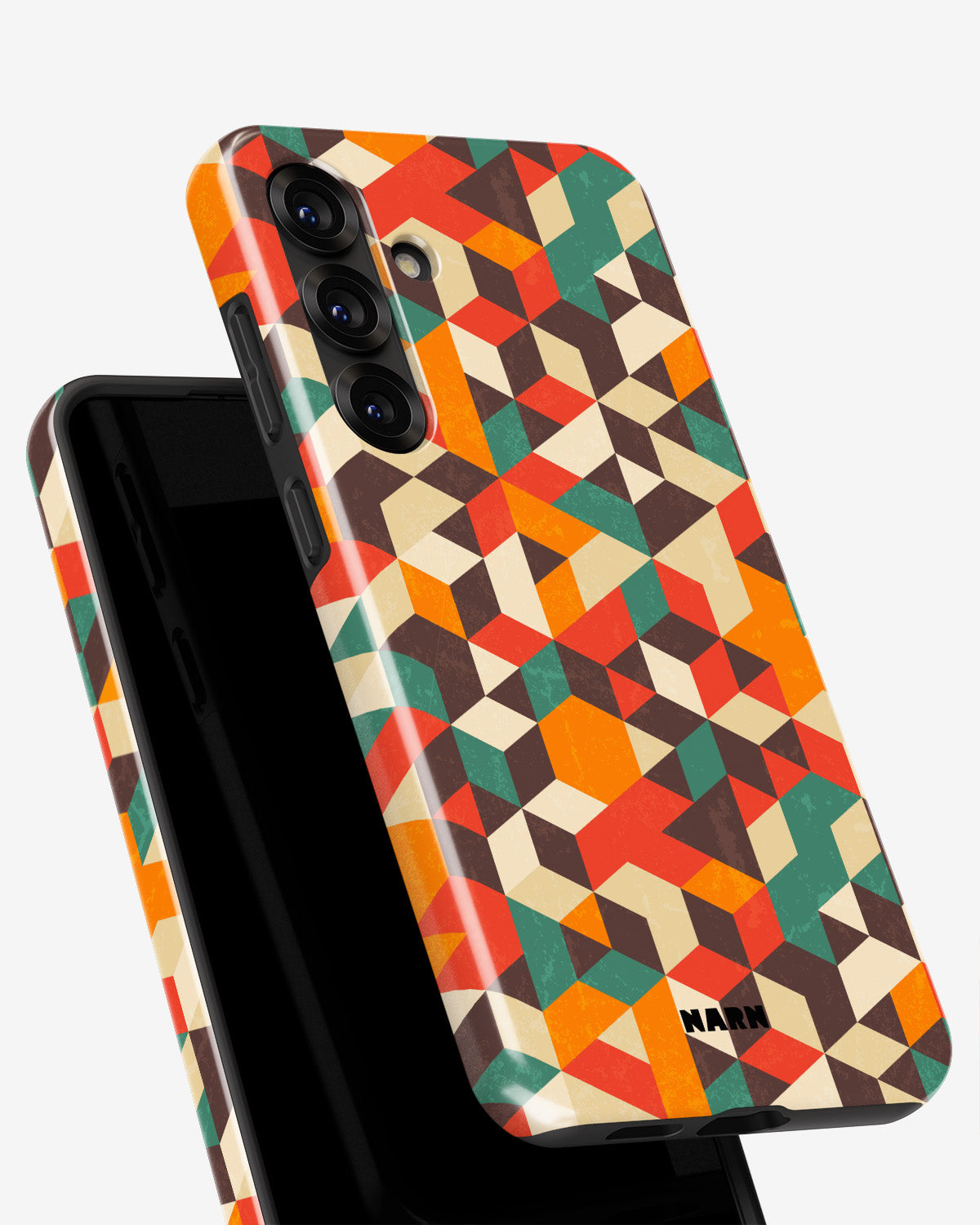 Samsung Galaxy S23 5G Tough Case – Retro Geometric - View 4