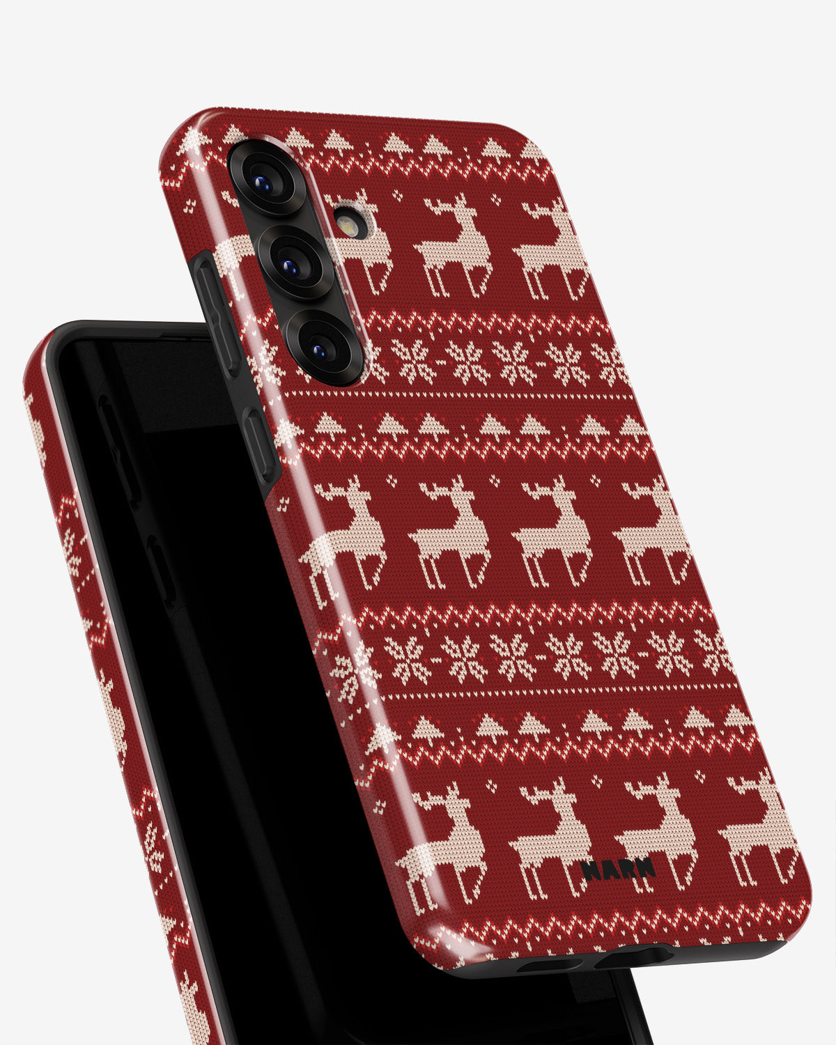 Samsung Galaxy S23 5G Tough Case – Reindeer Knit - View 4