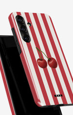 Samsung Galaxy S23 5G Tough Case – Cherry Stripes - View 4