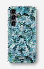 Samsung Galaxy A55 5G Tough Case – Green Crystals - View 1