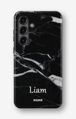 Samsung Galaxy A55 5G Tough Case – Custom - Black Marble - View 1