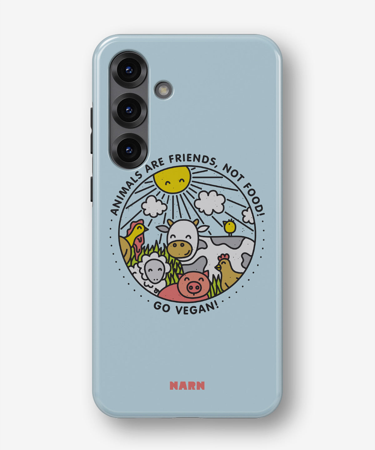 Samsung Galaxy A55 5G Tough Case – Friends, Not Food - View 1