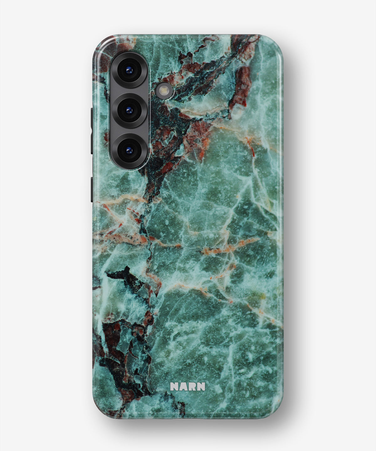 Samsung Galaxy A55 5G Tough Case – Green Marble - View 1
