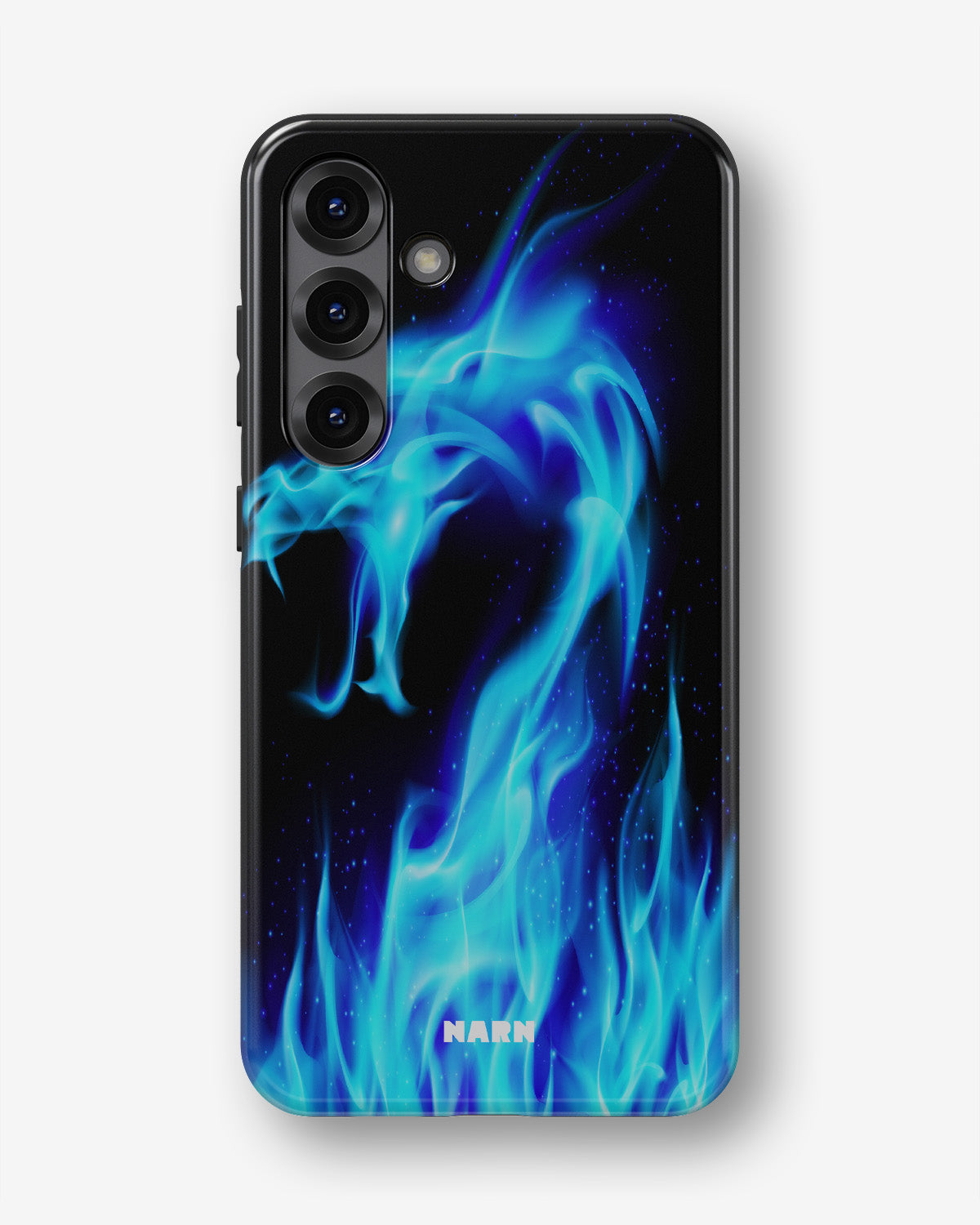 Samsung Galaxy A55 5G Tough Case – Blue Flames Dragon - View 1