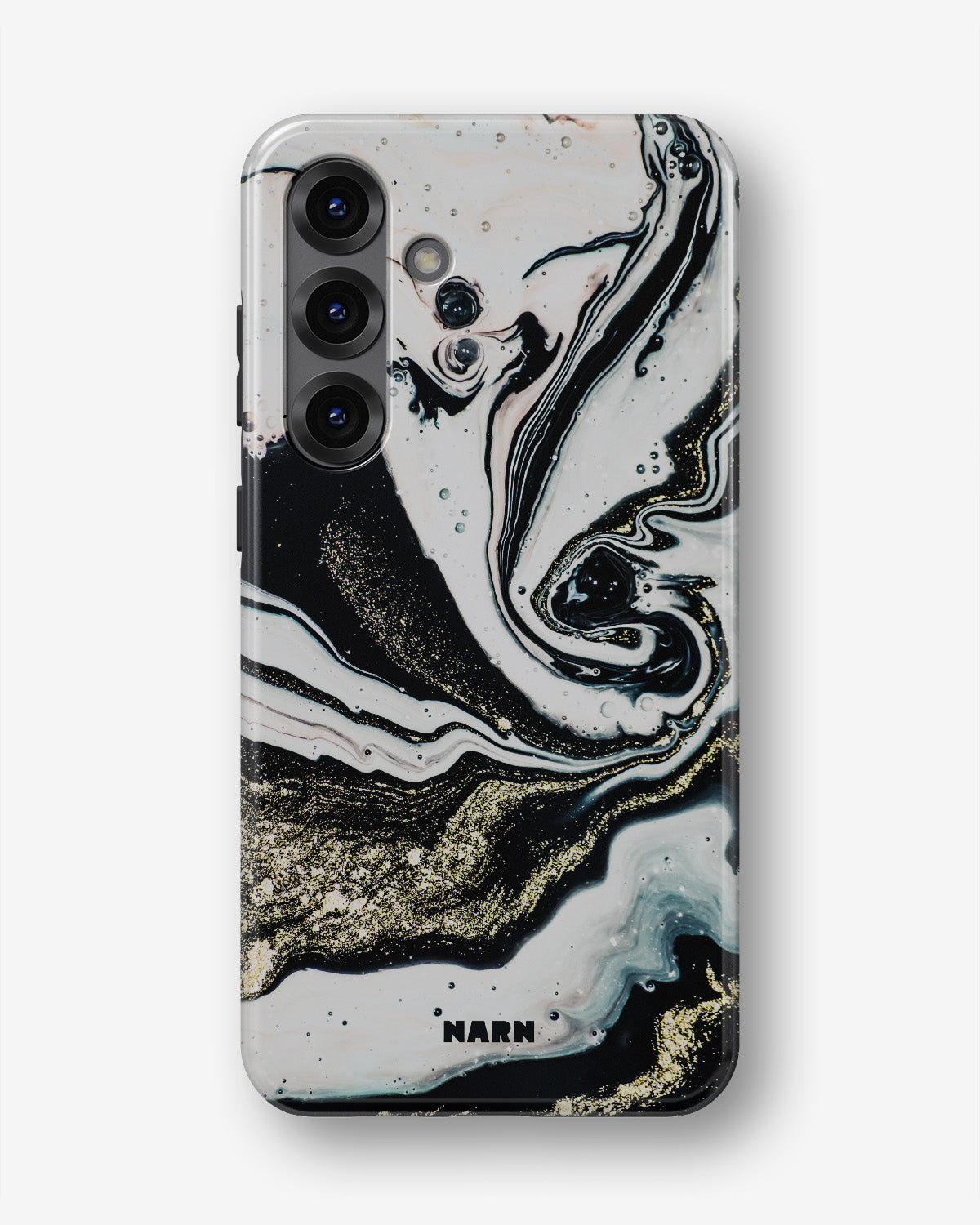 Samsung Galaxy A55 5G Tough Case – Golden Swirl - View 1