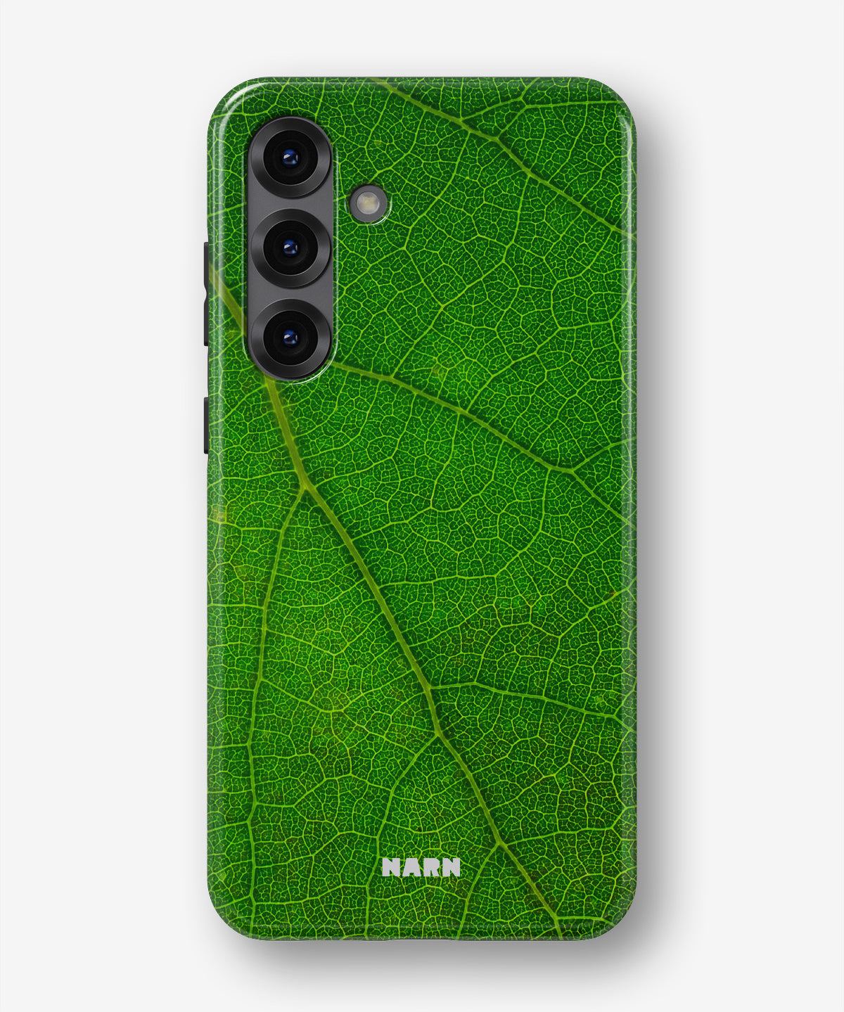 Samsung Galaxy A55 5G Tough Case – Green Leafy - View 1