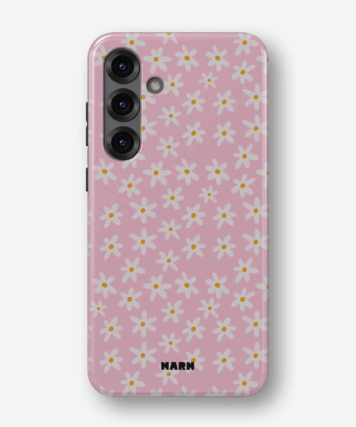 Samsung Galaxy A55 5G Tough Case – Pink Daisy - View 1