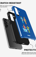 Samsung Galaxy A55 5G Tough Case – Beatles Blue - View 2