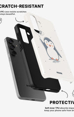 Samsung Galaxy A55 5G Tough Case – Cute Penguin - View 2