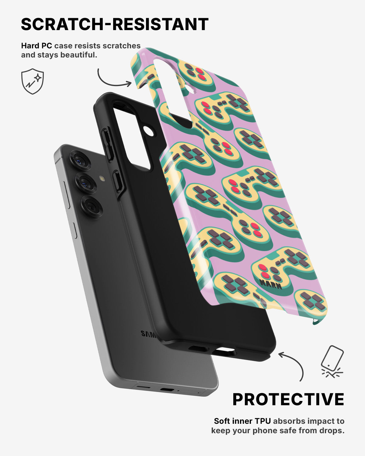 Samsung Galaxy A55 5G Tough Case – Gamepad - View 2