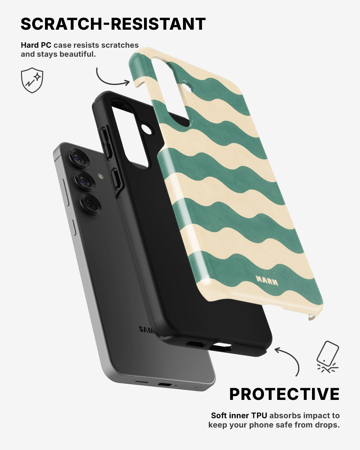 Samsung Galaxy A55 5G Tough Case – La Dolce Wave - View 2