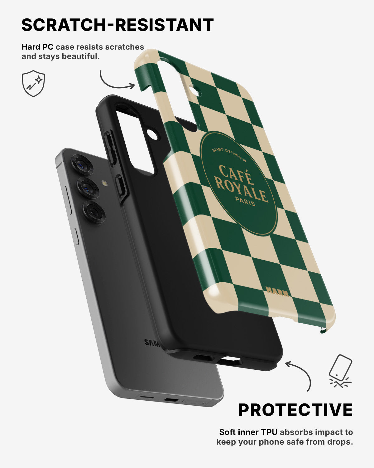 Samsung Galaxy A55 5G Tough Case – Cafe Royale - View 2