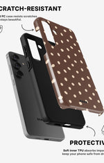 Samsung Galaxy A55 5G Tough Case – Choco Dots - View 2