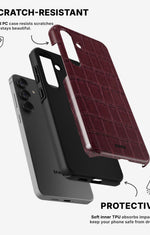 Samsung Galaxy A55 5G Tough Case – Rouge Croc - View 2