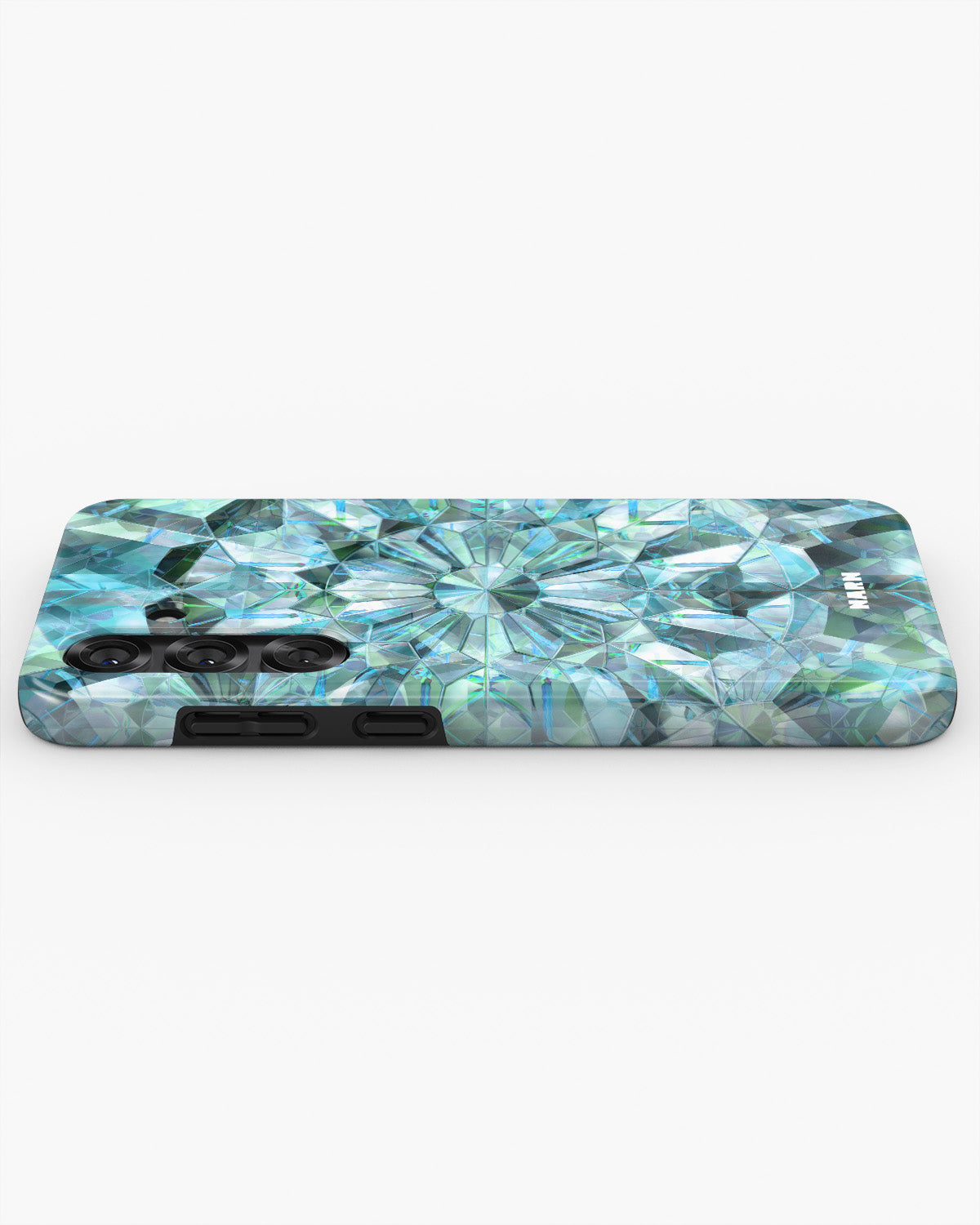 Samsung Galaxy A55 5G Tough Case – Green Crystals - View 3