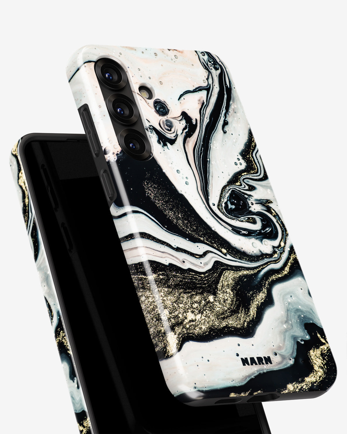 Samsung Galaxy A55 5G Tough Case – Golden Swirl - View 4