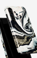 Samsung Galaxy A55 5G Tough Case – Golden Swirl - View 4