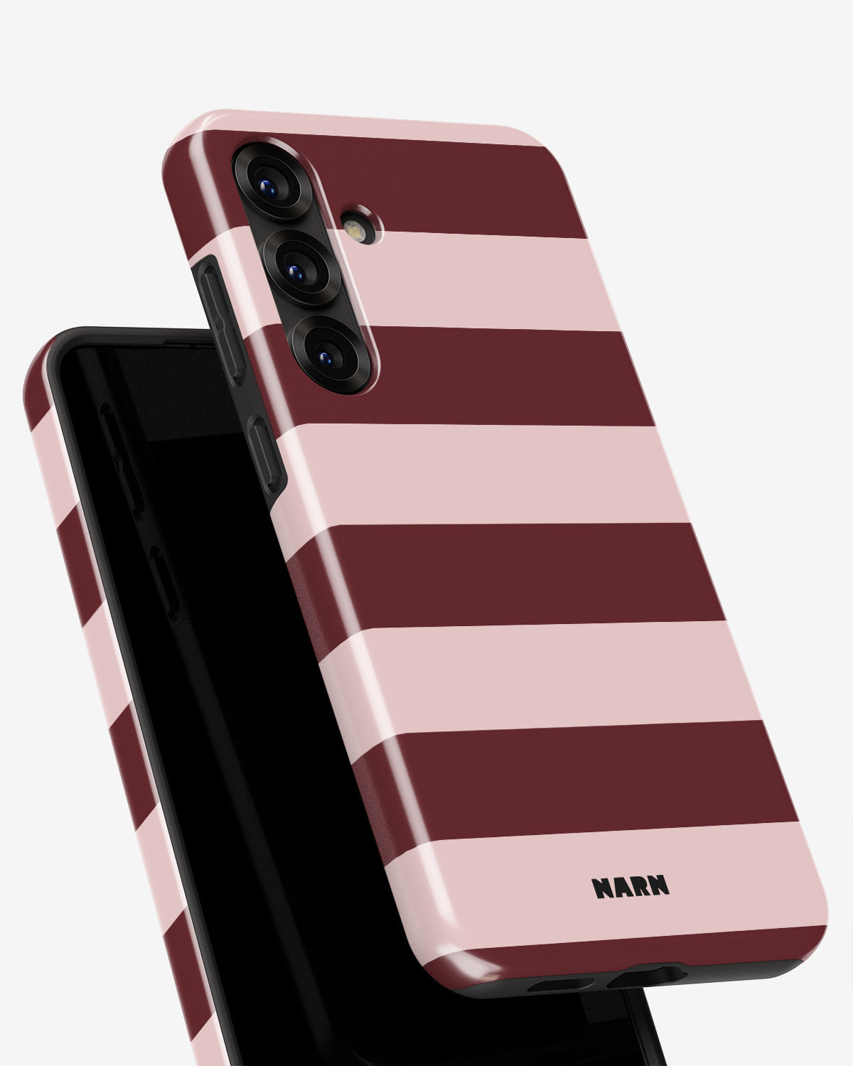 Samsung Galaxy A55 5G Tough Case – Cranberry Stripe - View 4