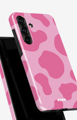 Samsung Galaxy A55 5G Tough Case – Pink Moo - View 4