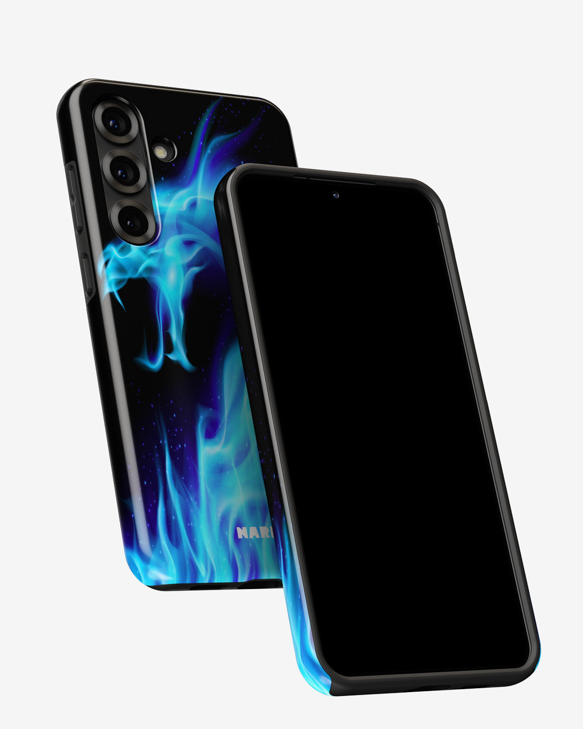 Samsung Galaxy A55 5G Tough Case – Blue Flames Dragon - View 5