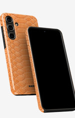 Samsung Galaxy A55 5G Tough Case – Orange Snake - View 5