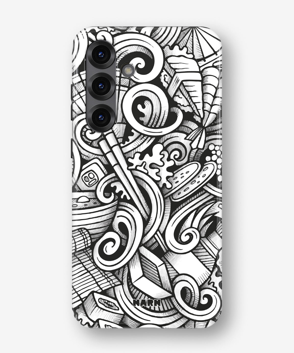 Samsung Galaxy A55 5G Tough Case – Japanese Pattern - View 1