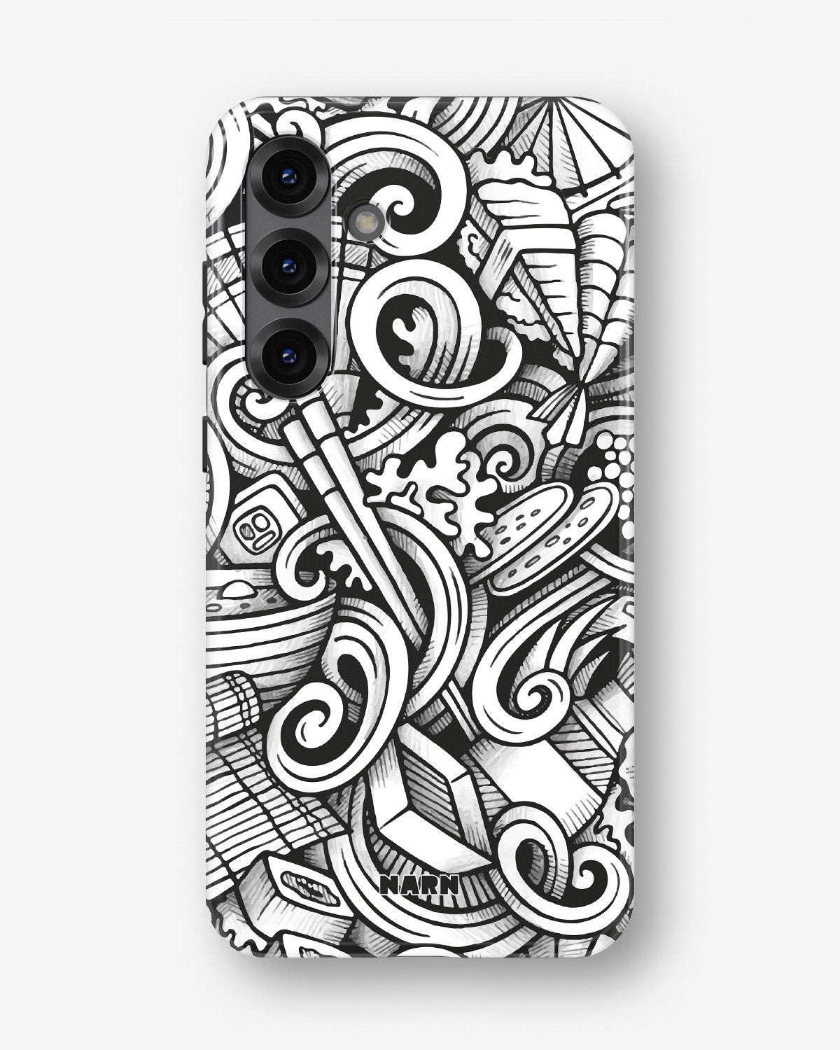 Samsung Galaxy A55 5G Tough Case – Japanese Pattern - View 1