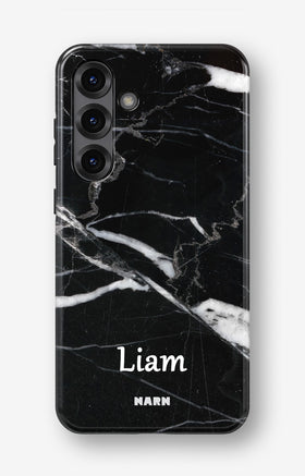 Samsung Galaxy A55 5G Tough Case – Custom - Black Marble - View 1