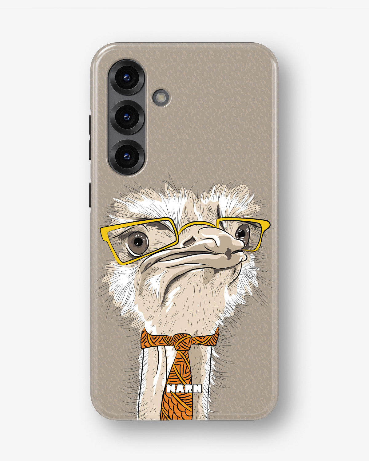 Samsung Galaxy A55 5G Tough Case – Hipster Ostrich - View 1