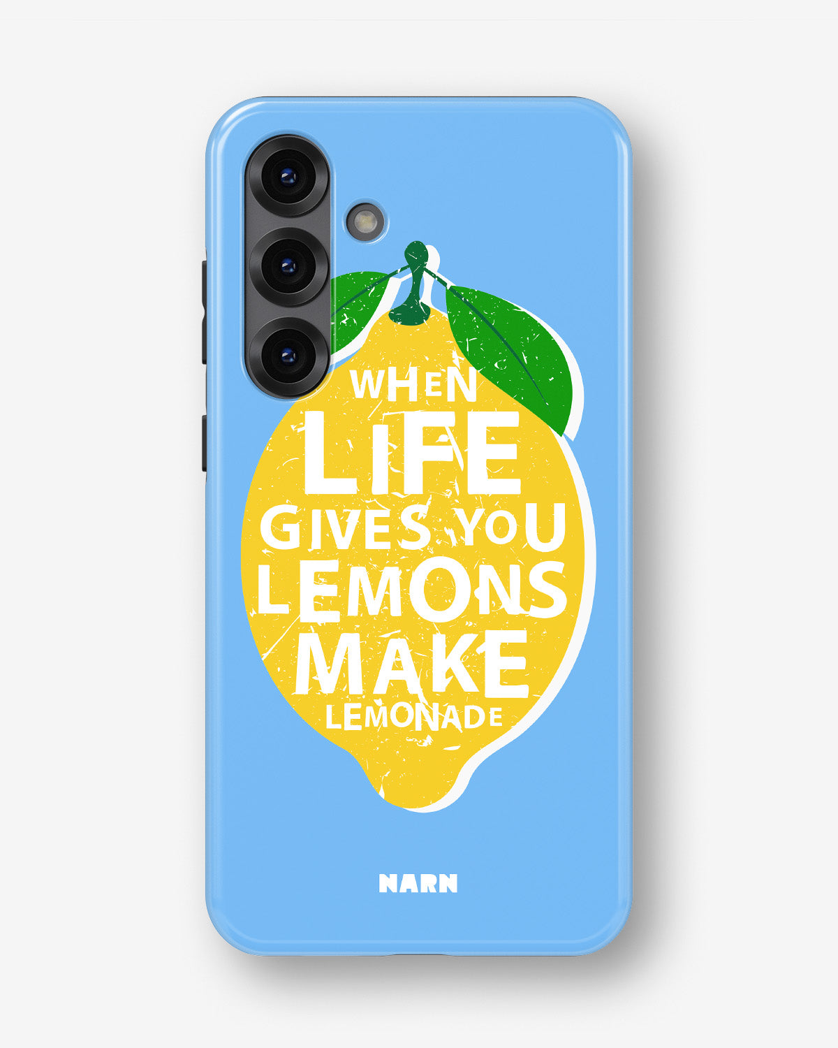 Samsung Galaxy A55 5G Tough Case – Lemon Quote - View 1