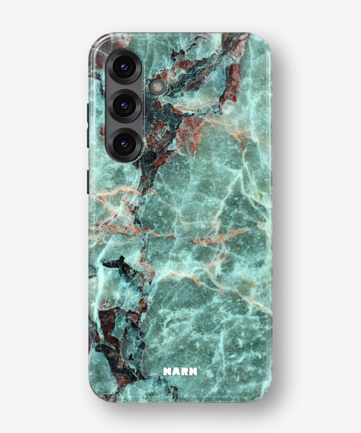 Samsung Galaxy A55 5G Tough Case – Green Marble - View 1