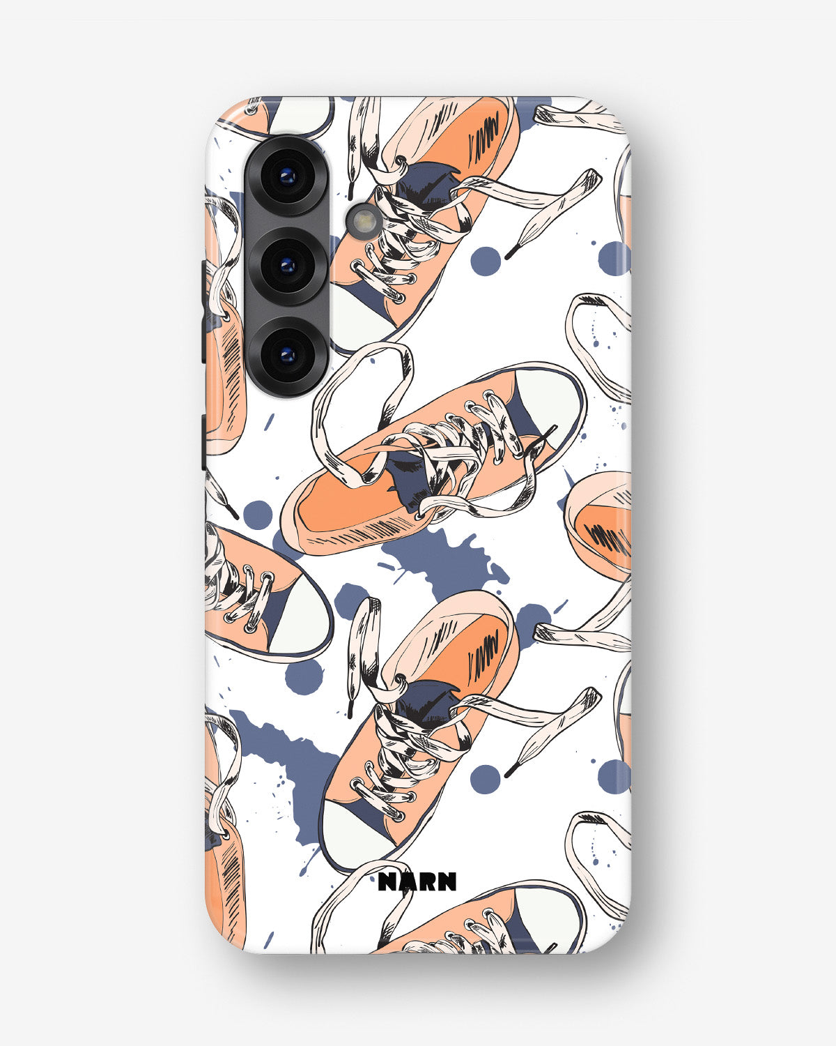 Samsung Galaxy A55 5G Tough Case – Apricot Sneakers - View 1